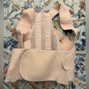 Posture Corrector Back Brace – Pink Adjustable Support